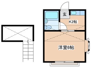 船子ハイツの物件間取画像